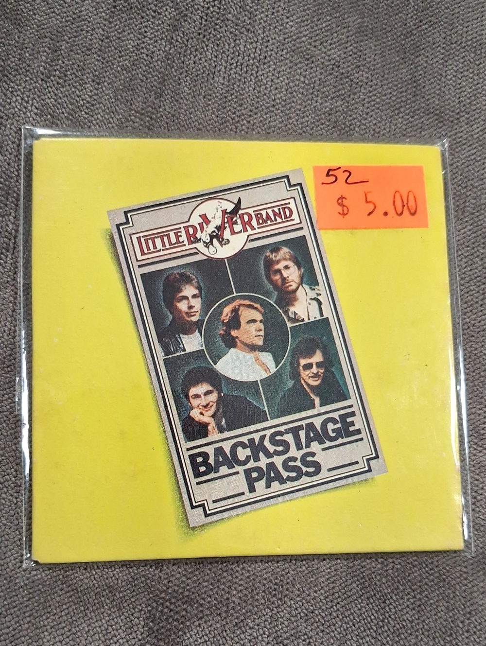 Vintage Little River Band Chu-Bops Miniature 80s Cardboard Album Cover ONLY G